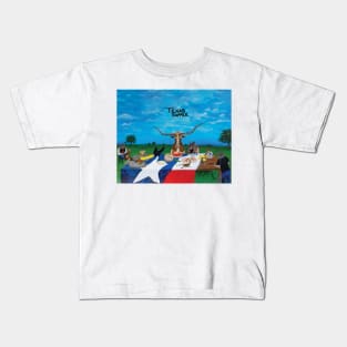 Texas Landscape Art Print,  Texas Wall Art,  Texas Hill Country Decor Kids T-Shirt